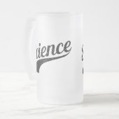 Wissenschaft - Wahrer Glaube Mattglas Bierglas (Vorderseite Links)