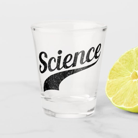 Wissenschaft - Wahrer Glaube Schnapsglas (Vorderseite)