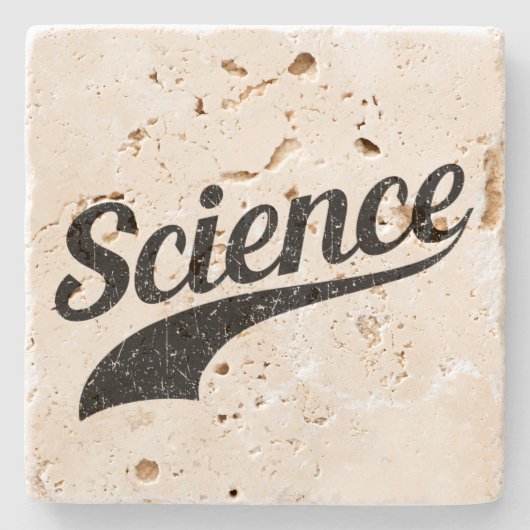 Wissenschaft - Wahrer Glaube Steinuntersetzer (Vorderseite)
