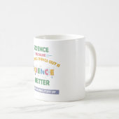 Wissenschaft, weil man besser wird als sich selbst kaffeetasse (VorderseiteRechts)