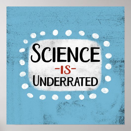 Wissenschaft wird als Poster Wall Art unterschätzt (Vorne)