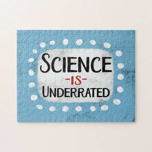 Wissenschaft wird im Jigsaw Puzzle unterschätzt (Horizontal)