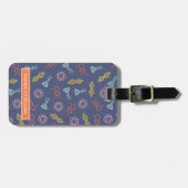 Wissenschaft / Wissenschaft - Ihr Name /Monogramm- Gepäckanhänger (Vorderseite horizontal)