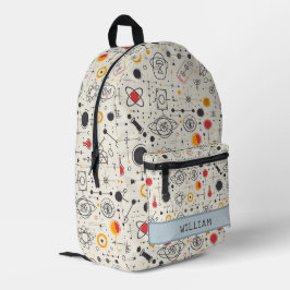 Wissenschaft Zeichne mir Individuelle Name Kinder  Bedruckter Rucksack