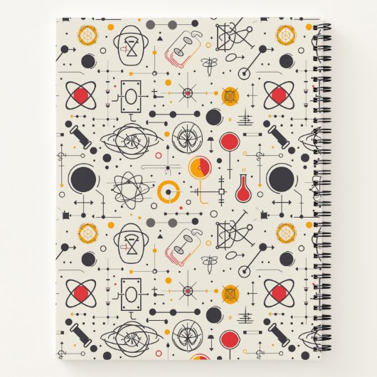 Wissenschaft Zeichne mir Individuelle Name Kinder Notizblock (Rückseite)