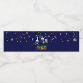 Wissenschaft zum Geburtstag Wasserflaschenetikett (Einzelnes Label)