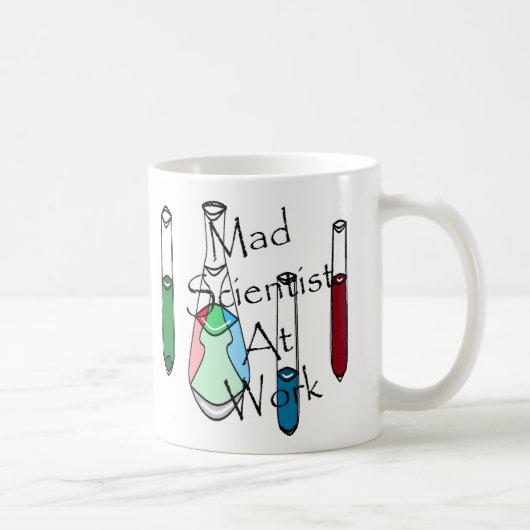 Wissenschaftgeek-Nerdy Chemie-Wissenschaftler Kaffeetasse (Rechts)