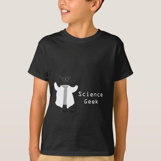 Wissenschaftgeek-unsichtbarer Mann-Labrador-Mantel T-Shirt (Vorderseite)