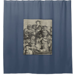 Wissenschaftler an einer Vorlesung (von William Ho Duschvorhang