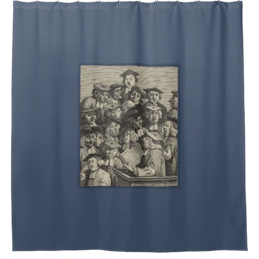 Wissenschaftler an einer Vorlesung (von William Ho Duschvorhang (Vorderseite)