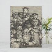 Wissenschaftler an einer Vorlesung (von William Ho Karte (Stehend Vorderseite)