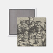 Wissenschaftler an einer Vorlesung (von William Ho Magnet (Vorderseite/Rückseite)