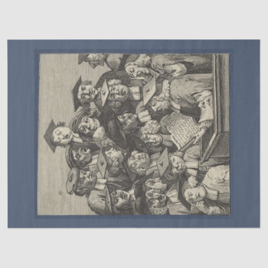 Wissenschaftler an einer Vorlesung (von William Ho Seidenpapier (Vorderseite)