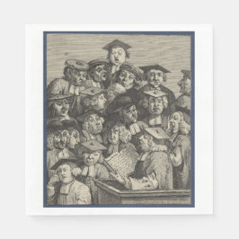 Wissenschaftler an einer Vorlesung (von William Ho Serviette