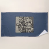 Wissenschaftler an einer Vorlesung (von William Ho Strandtuch (Vorderseite)