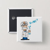 Wissenschaftler Button (Vorne & Hinten)