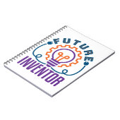 Wissenschaftler des künftigen Erfinders Notizblock (Linke Seite)