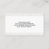 Wissenschaftler, die im Labrador experimentieren Visitenkarte (Rückseite)