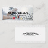 Wissenschaftler, die im Labrador experimentieren Visitenkarte (Vorne/Hinten)