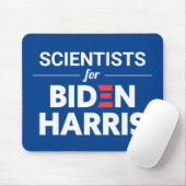 Wissenschaftler für Biden Harris Custom Text Blue Mousepad (Mit Mouse)