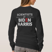 Wissenschaftler für den benutzerdefinierten Text v T-Shirt (Rückseite)