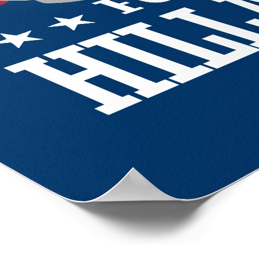 WISSENSCHAFTLER FÜR HILLARY POSTER (Ecke)