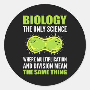 Wissenschaftler für wissenschaftliche Biologie Runder Aufkleber