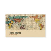 Wissenschaftler Geowissenschaftler Weltkarte-Bus