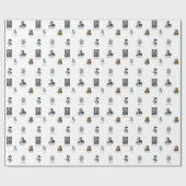 Wissenschaftler Geschenkpapier (Flach)