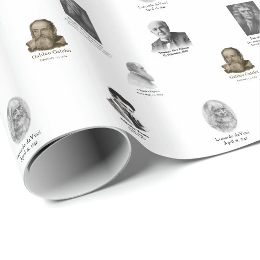 Wissenschaftler Geschenkpapier (Rolleneckpunkt)