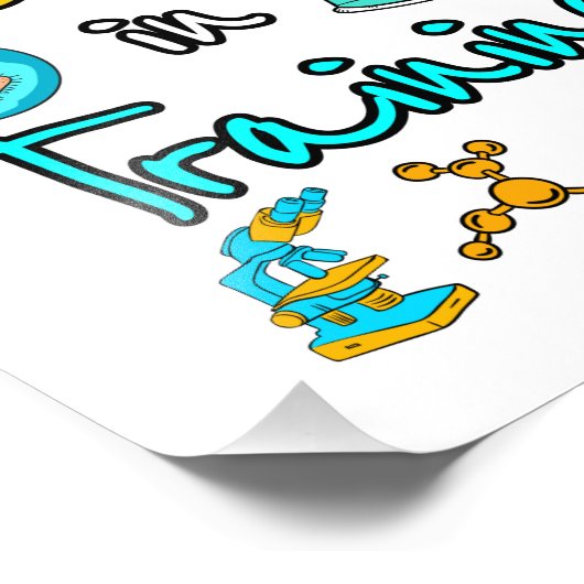 Wissenschaftler in der Ausbildung Wissenschaft Lov Fotodruck (Ecke)