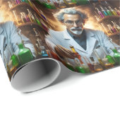 Wissenschaftler in Labormischpulen, Geschenkpapier (Rolleneckpunkt)