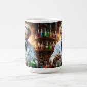 Wissenschaftler in Labormischpulen, Kaffeetasse (Mittel)