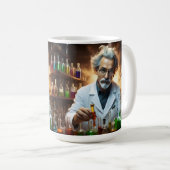Wissenschaftler in Labormischpulen, Kaffeetasse (VorderseiteRechts)