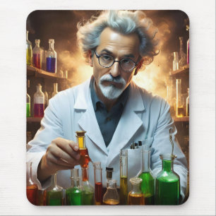 Wissenschaftler in Labormischpulen, Mousepad