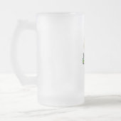 Wissenschaftler-Junge 2 Mattglas Bierglas (Links)