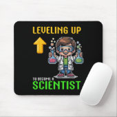 Wissenschaftler-KK für Schüler-Funny-Gamer-Junge Mousepad (Mit Mouse)
