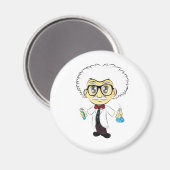 Wissenschaftler Magnet (Vorderseite/Rückseite)