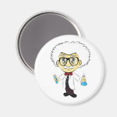 Wissenschaftler Magnet (Vorderseite/Rückseite)