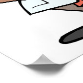 Wissenschaftler mit Telescope Astronomie Science S Poster (Ecke)