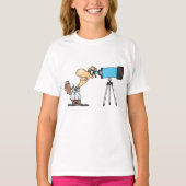 Wissenschaftler mit Telescope Astronomie Science S T-Shirt (Vorderseite)