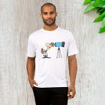 Wissenschaftler mit Telescope Astronomie Science S T-Shirt<br><div class="desc">Erhöhen Sie Ihre Aktivbekleidung mit einer Touch himmlischer Wunder. Unser Men's Active T - Shirt zeigt eine faszinierende Grafik eines Astronomen, der durch ein Teleskop einblickt und die Geheimnisse des Universums erforscht. Dieses Shirt ist perfekt für Stargazer, Naturwissenschaftler und Träumer gleichermaßen geeignet und vereint Stil und Komfort für diejenigen, die...</div>