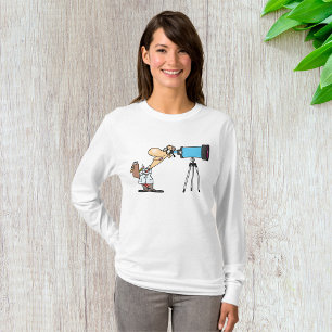 Wissenschaftler mit Telescope Astronomie Science S T-Shirt