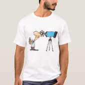 Wissenschaftler mit Telescope Astronomie Science S T-Shirt (Vorderseite)