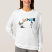 Wissenschaftler mit Telescope Astronomie Science S T-Shirt (Vorderseite)