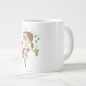 Wissenschaftler mit Teströhren Jumbo-Tasse (Vorderseite Rechts)