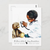 Wissenschaftler Postkarte (Vorne/Hinten)