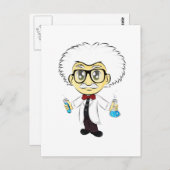 Wissenschaftler Postkarte (Vorne/Hinten)