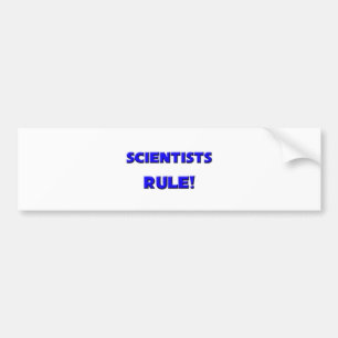 Wissenschaftler-Regel! Autoaufkleber