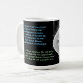 Wissenschaftler sagen ... Thorpe- und Mikroskopbil Kaffeetasse (Vorderseite Links)